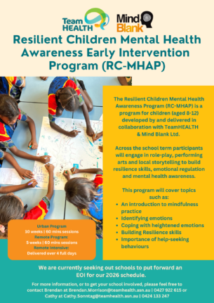 Resilient Children Mental Health Awareness Early Intervention Program